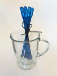 8" Kiln Fired Glass Stir Sticks set of 4