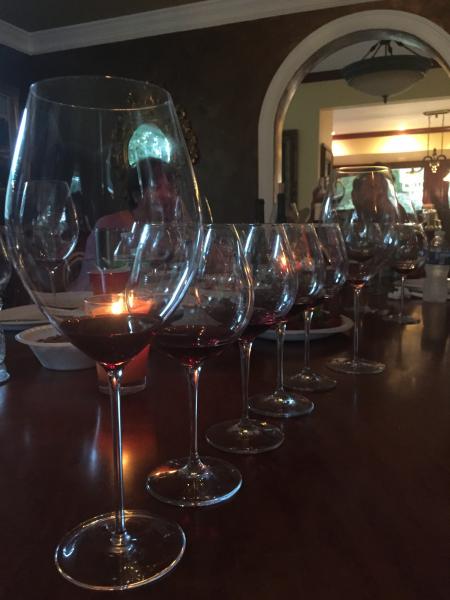 Pinot/Syrah glasses pair