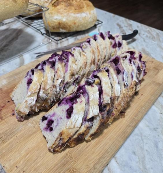 Blueberry Lemon Zest Sourdough picture