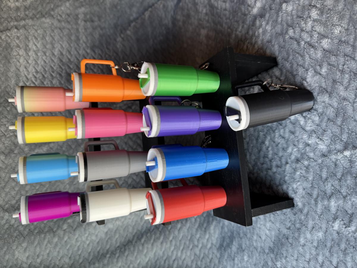 Chapstick Holder Keychain picture