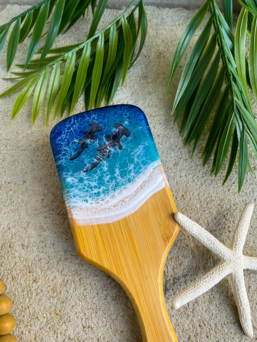 Ocean Resin Hair Brushes picture