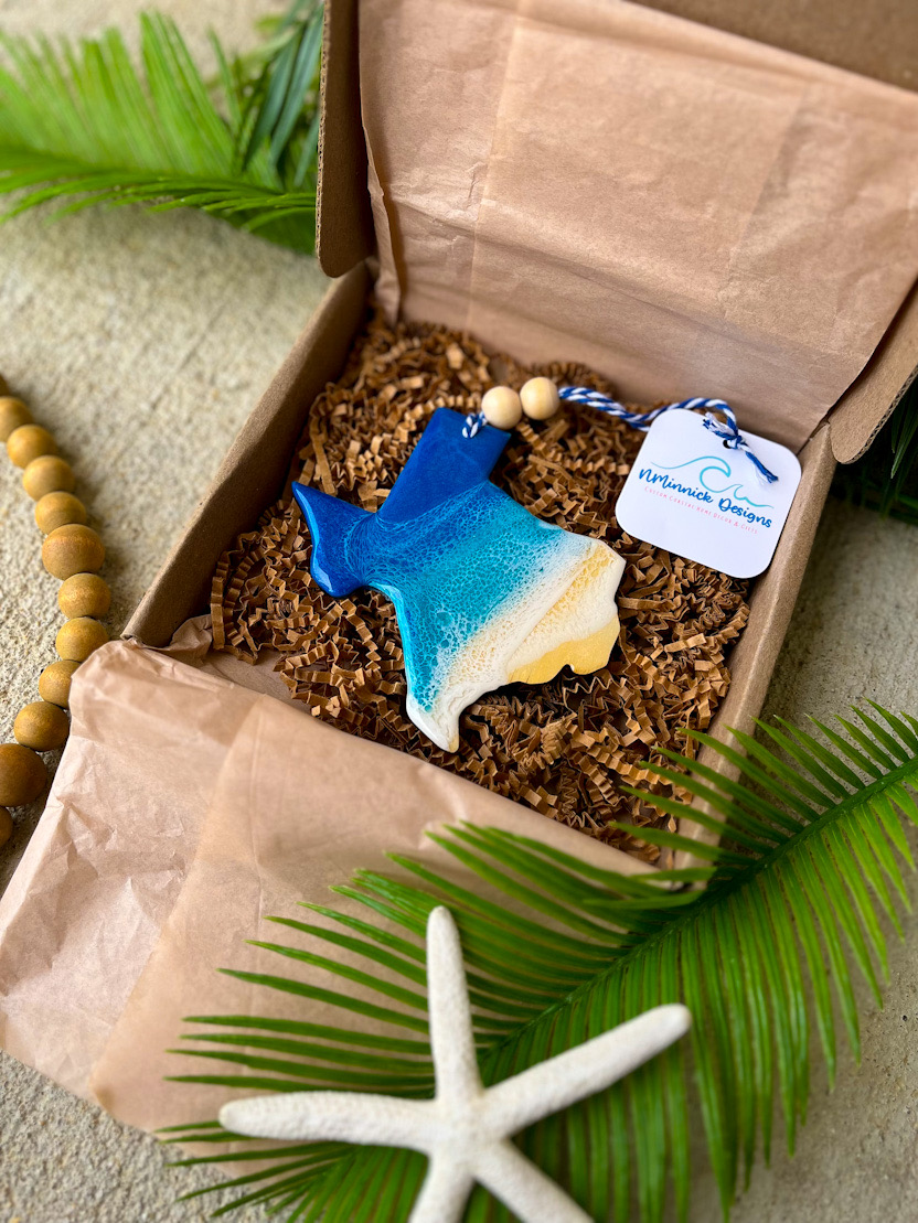 Texas Beach Ornament picture