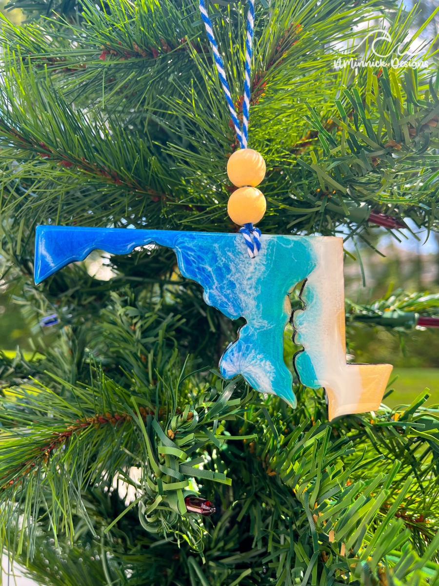 Maryland Beach Ornament picture