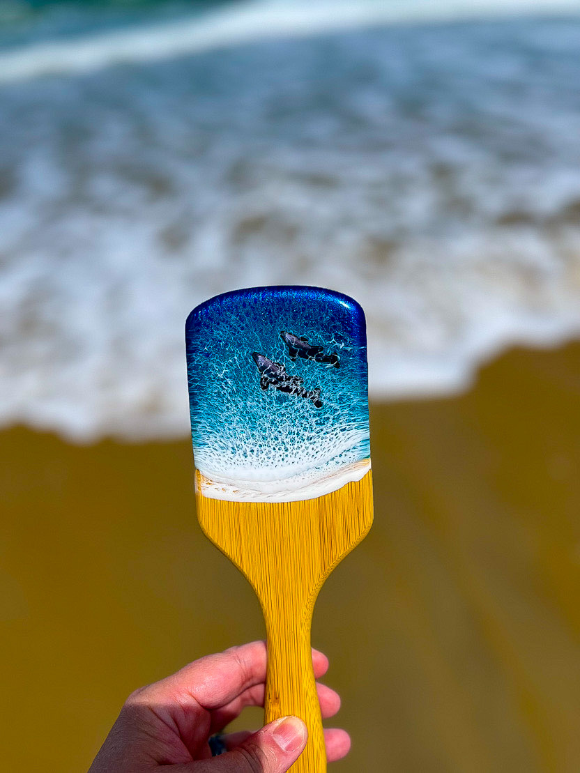 Ocean Resin Hair Brushes picture