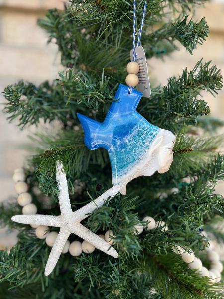 Texas Beach Ornament