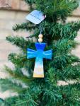 Beach Cross Ocean Resin Ornament
