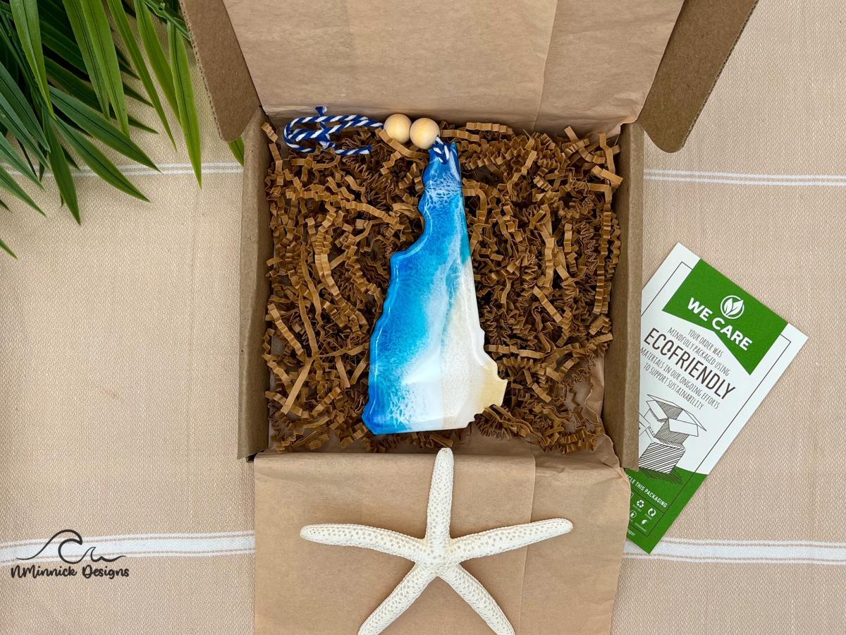 New Hampshire Beach Ornament picture