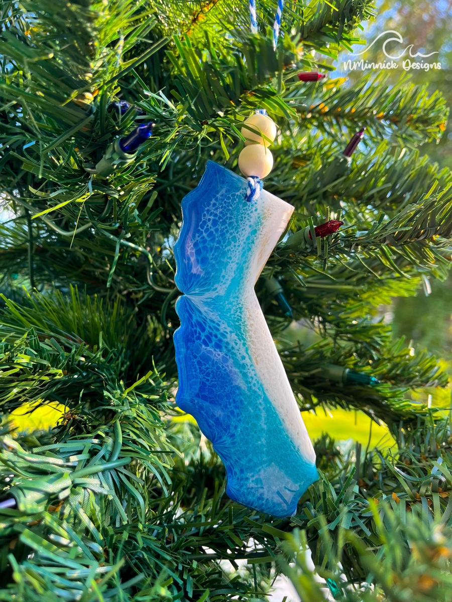 California Beach Ornament picture