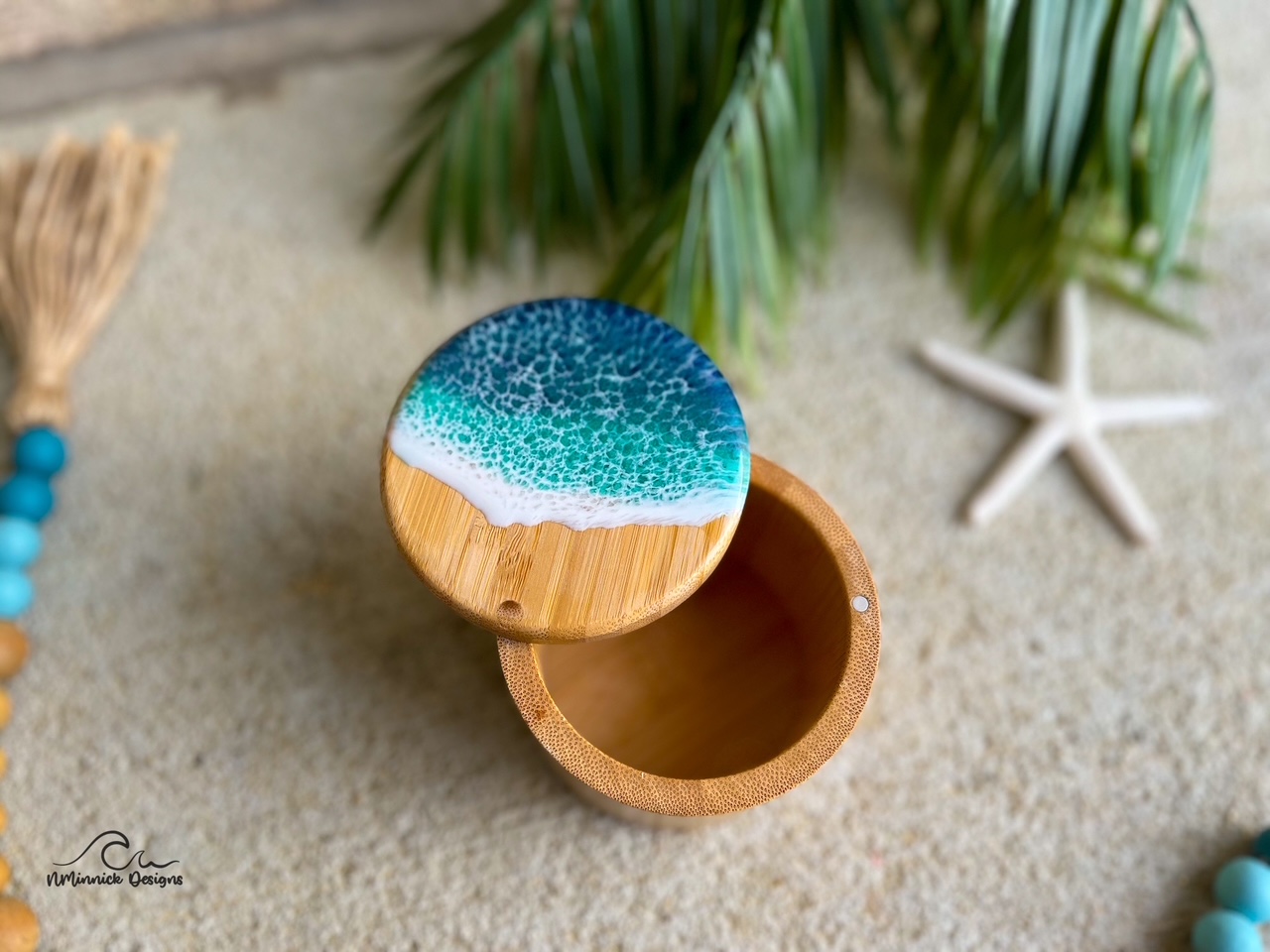 Ocean Resin Salt Cellar - Single picture