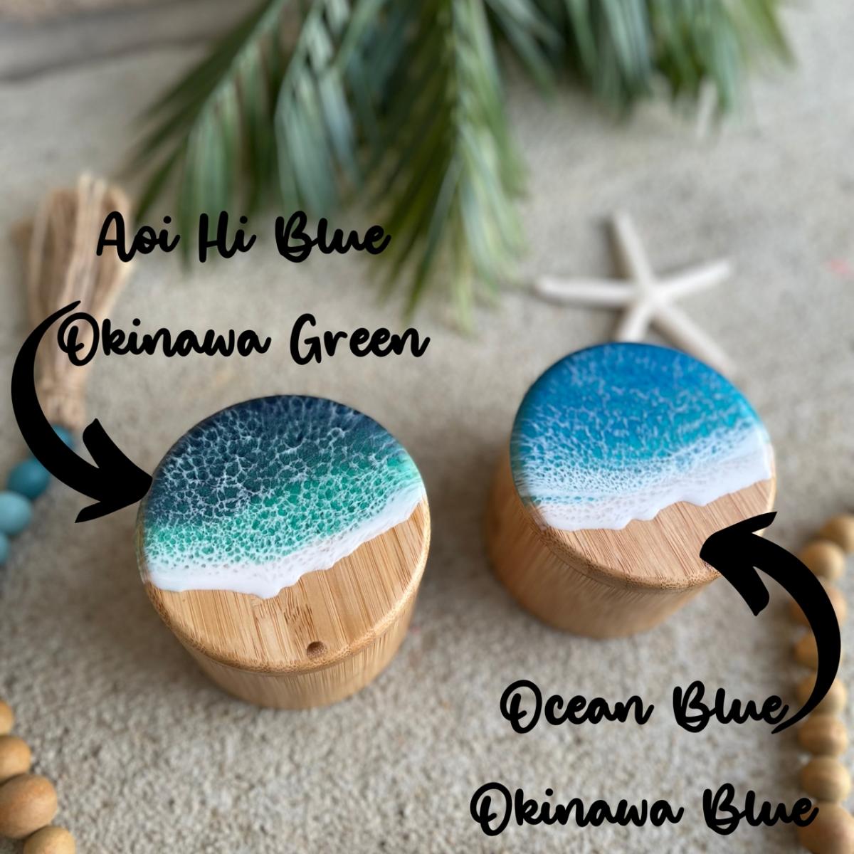 Ocean Resin Salt Cellar - Single picture