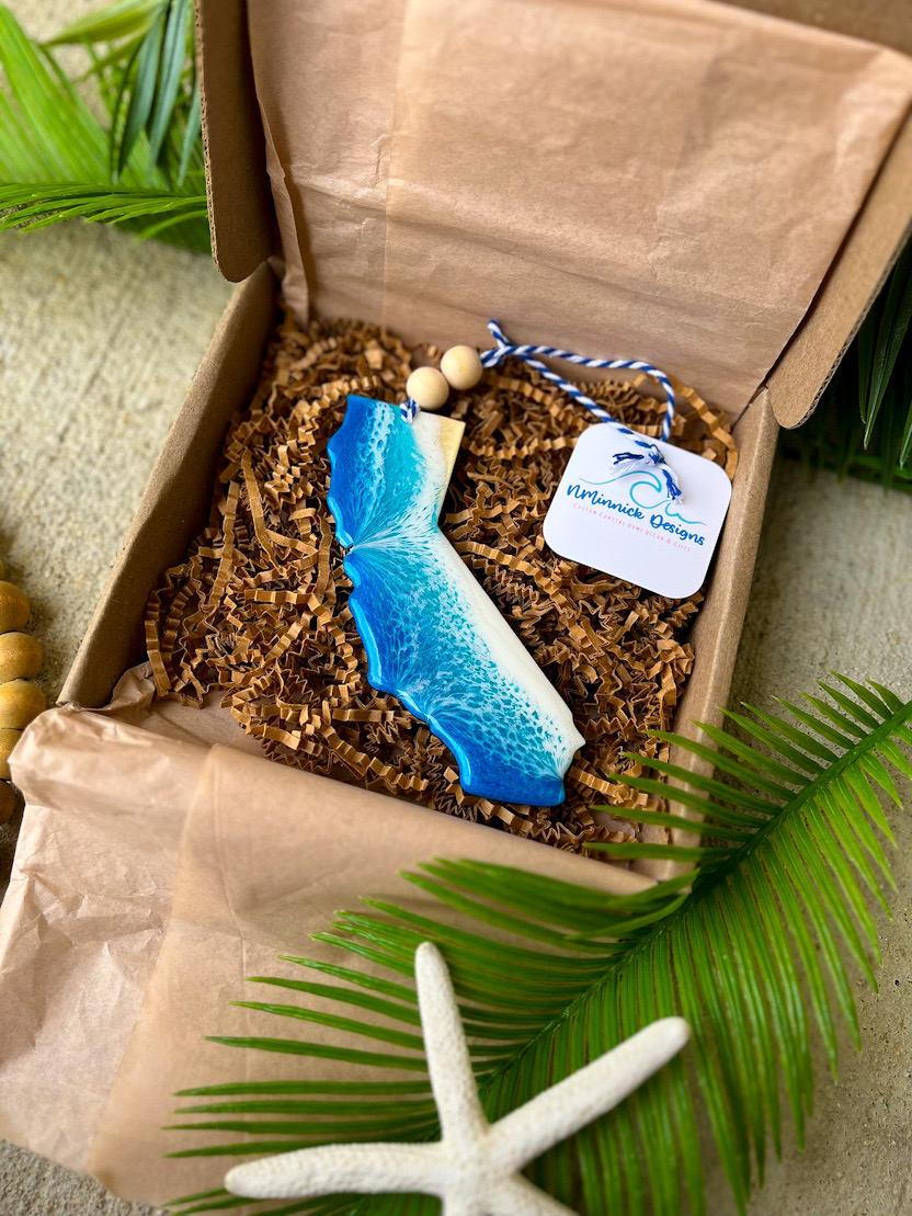 California Beach Ornament picture