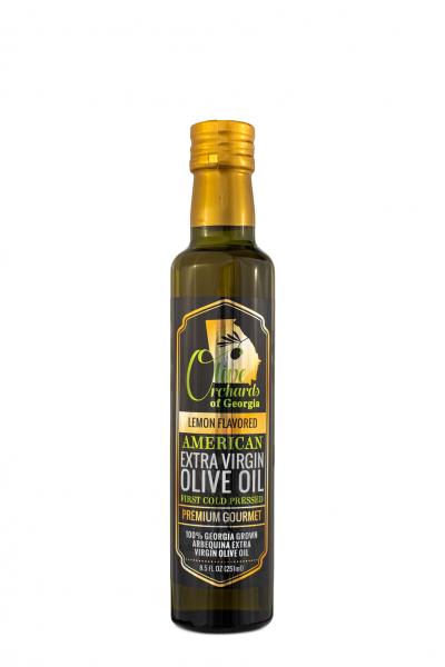 Lemon Flavored-OLIVE ORCHARDS OF GEORGIA Extra Virgin Olive Oil (250 ml/ 8.5 fl oz)