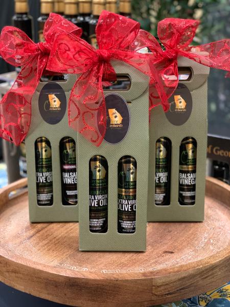 GEORGIA GROWN EXTRA VIRGIN OLIVE OIL AND DARK BALSAMIC VINEGAR GIFT PACK picture