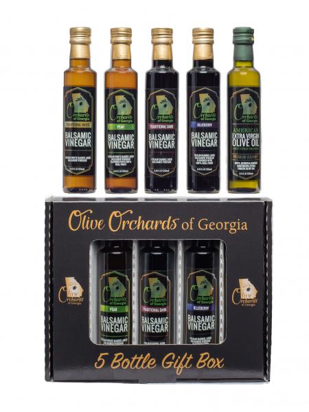 Balsamic Vinegar Gift Pack ( 5 Piece ) 8.5 fl oz-OLIVE ORCHARDS OF GEORGIA picture