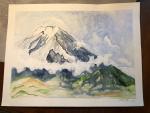 Mt. Fuji Original Watercolor