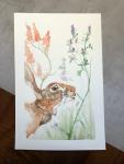 Spring Hare Original Watercolor