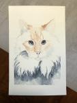 Beautiful Blue Eyes Original Watercolor