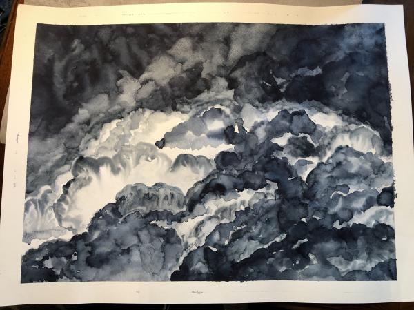 Grey's Storm Original Watercolor picture