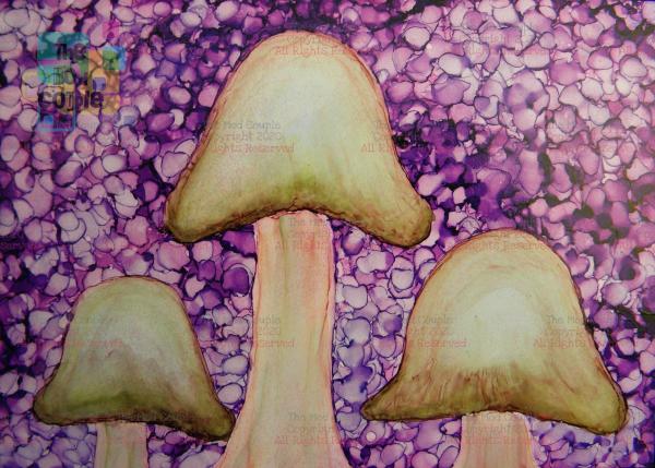 Mushroom - Purple - Choice of Sizes picture