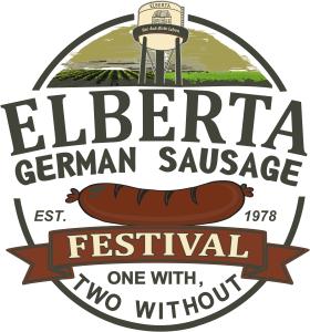Elberta German Sausage Festival logo