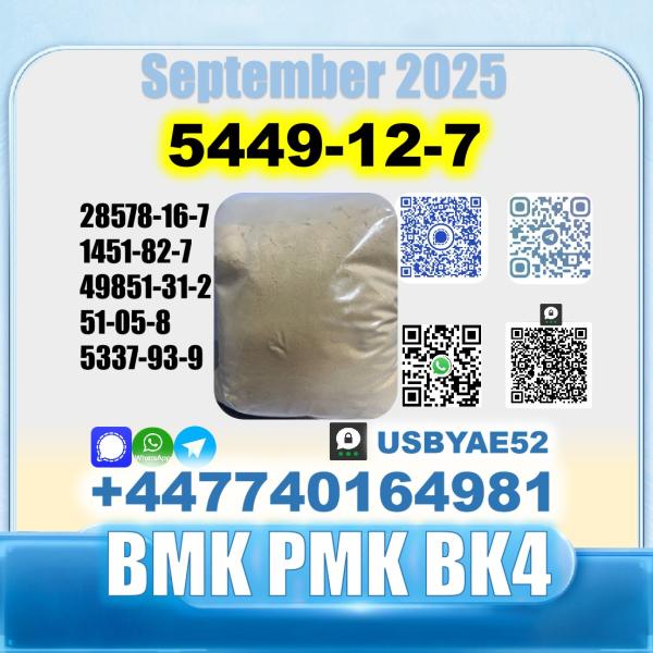 New 5449-12-7 BMK PMK factory safe delivery