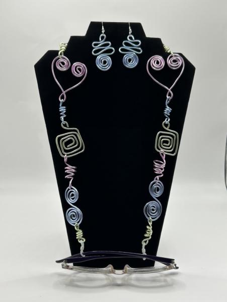 Heart Whimsical Wire Eyeglass Chain