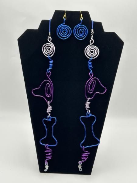 Dog Whimsical Wire Eyeglass Chain