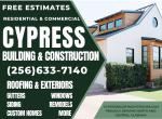 Cypress Roofing and Exteriors