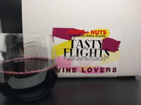 Tasty Flights At-Home Tasting Kit WINE LOVERS ~ (3) 4.2 oz Pouches picture