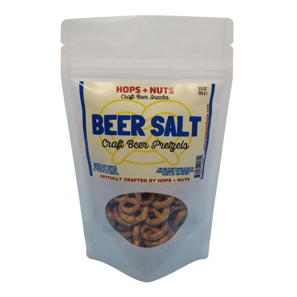 Beer Salt Craft Pretzels 3.2 oz Pouch