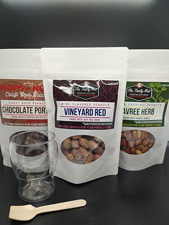 Tasty Flights At-Home Tasting Kit WINE LOVERS ~ (3) 4.2 oz Pouches picture