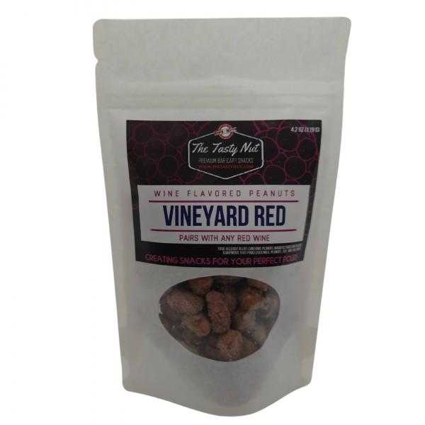 Vineyard Red Wine Snacks Peanuts 4.2 oz Pouch picture