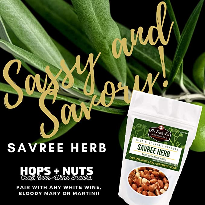 Savree Herb Wine Snacks Peanuts 4.2 oz Pouch picture
