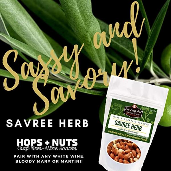 Savree Herb Wine Snacks Peanuts 4.2 oz Pouch picture