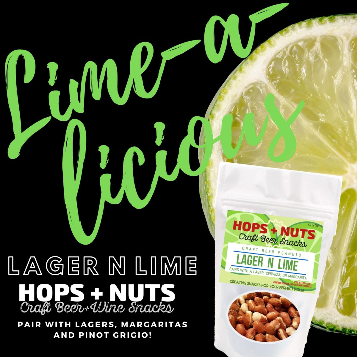 Lager N Lime Peanuts 4.2 oz Pouch picture