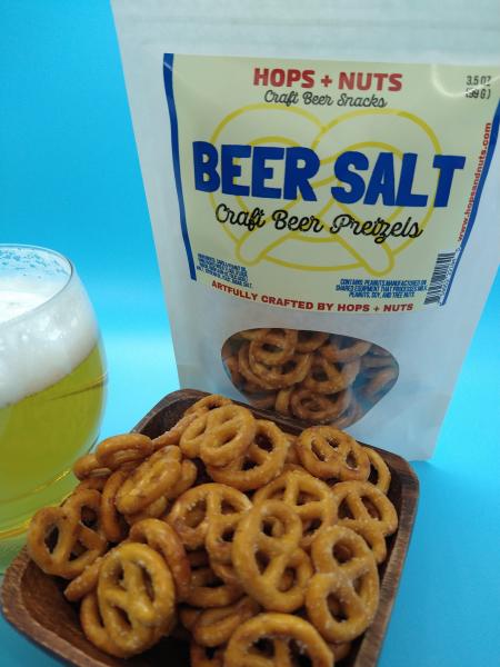 Beer Salt Craft Pretzels 3.2 oz Pouch picture