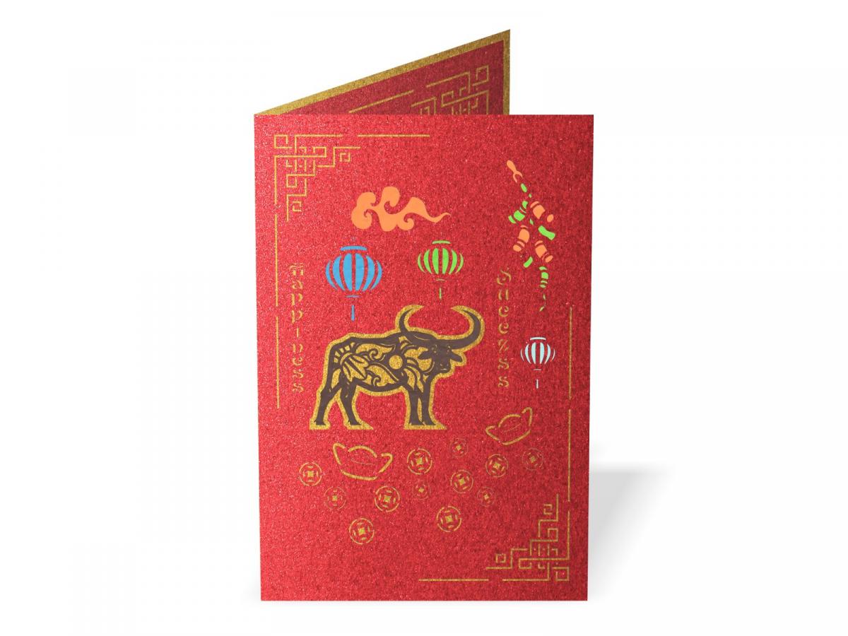 Four way Year of the Water Buffalo picture