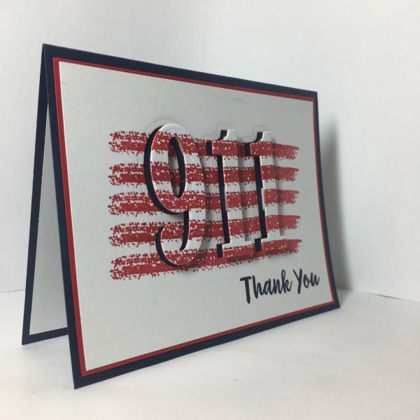 Raised Letter Card picture