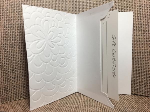 Snowflake Gift Card Folder picture