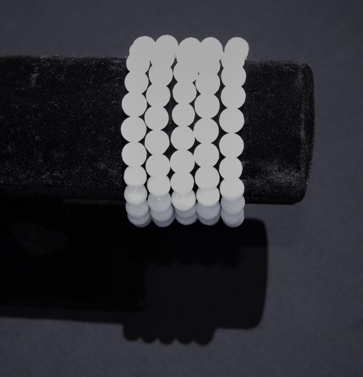 8 mm natural gemstone elastic bracelet picture