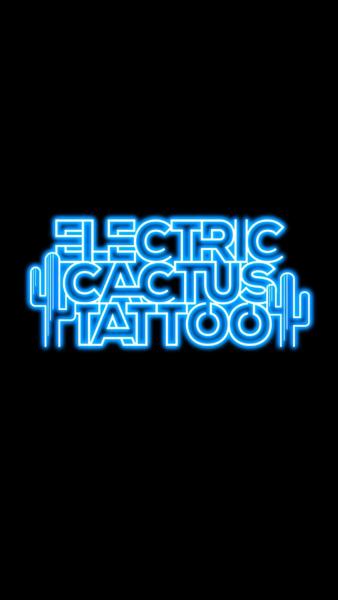 Electric Cactus Tattoo
