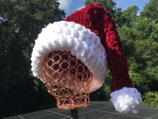 Chenille Santa Hat/Christmas Tree Topper picture