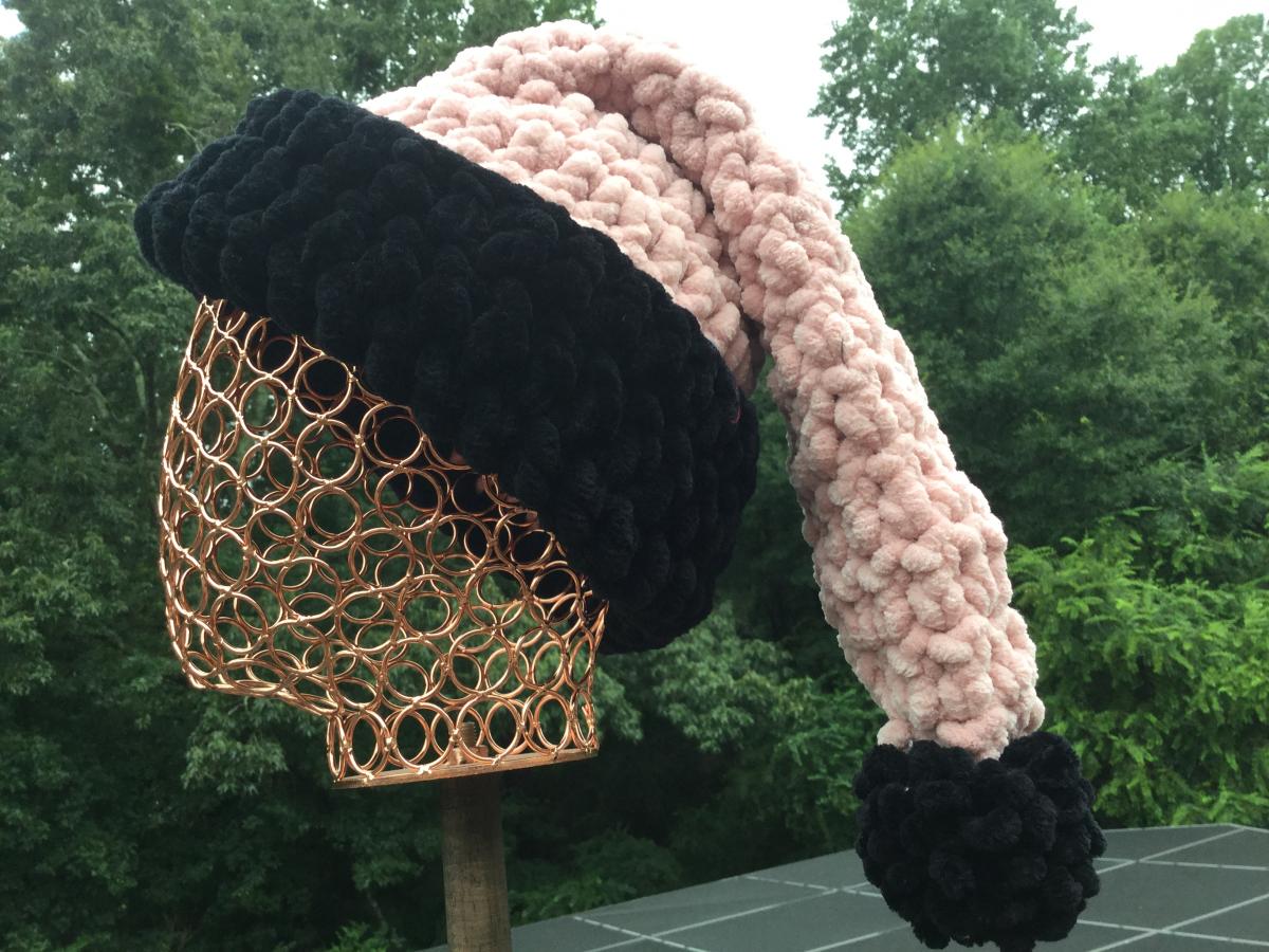 Chenille Santa Hat/Christmas Tree Topper picture