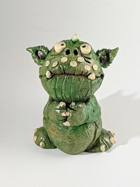 Green Mini Monster Incense Burner picture