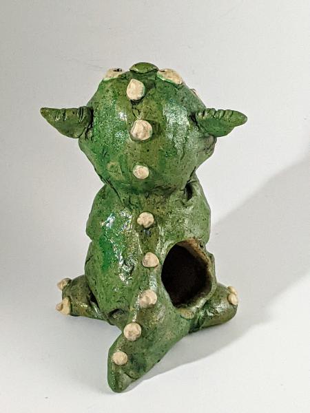 Green Mini Monster Incense Burner picture