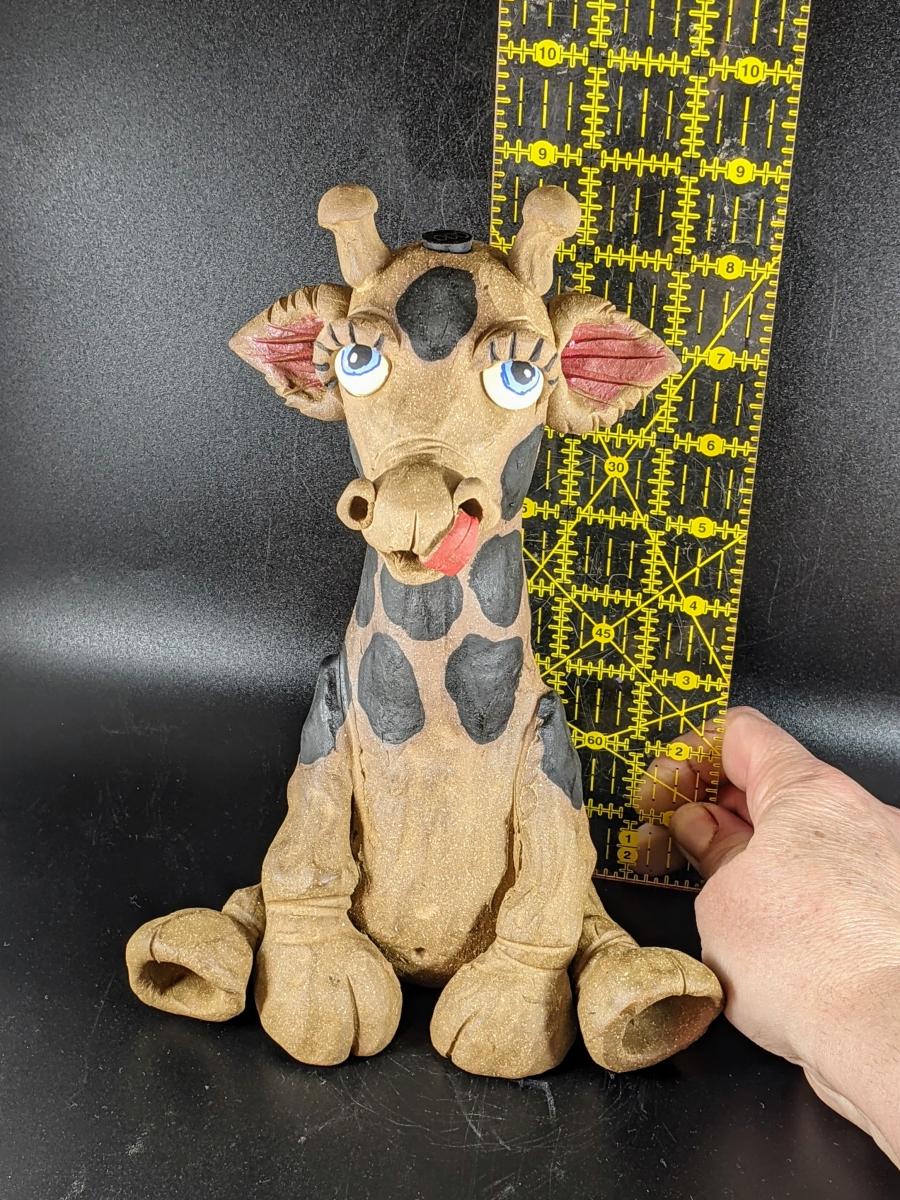 Tall Giraffe Stick Incense Burner picture