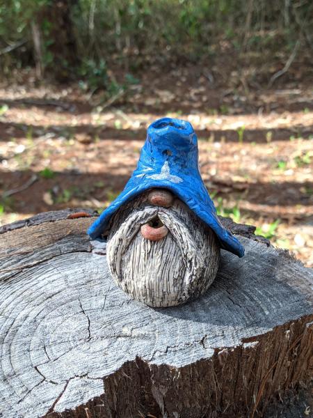 Smoking Blue Wizard Head picture