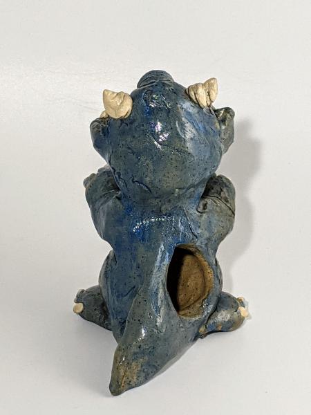 Blue Cyclops Mini Monster Incense Burner picture