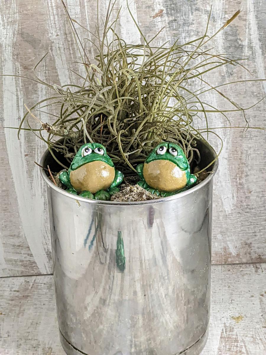 Garden Bug Stakes, Garden Art, Fairy Garden Art OOAK picture