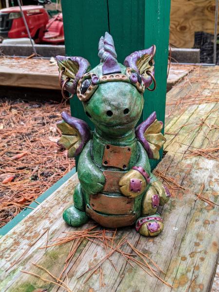 Steampunk Sallie, Dragon Incense Burner picture